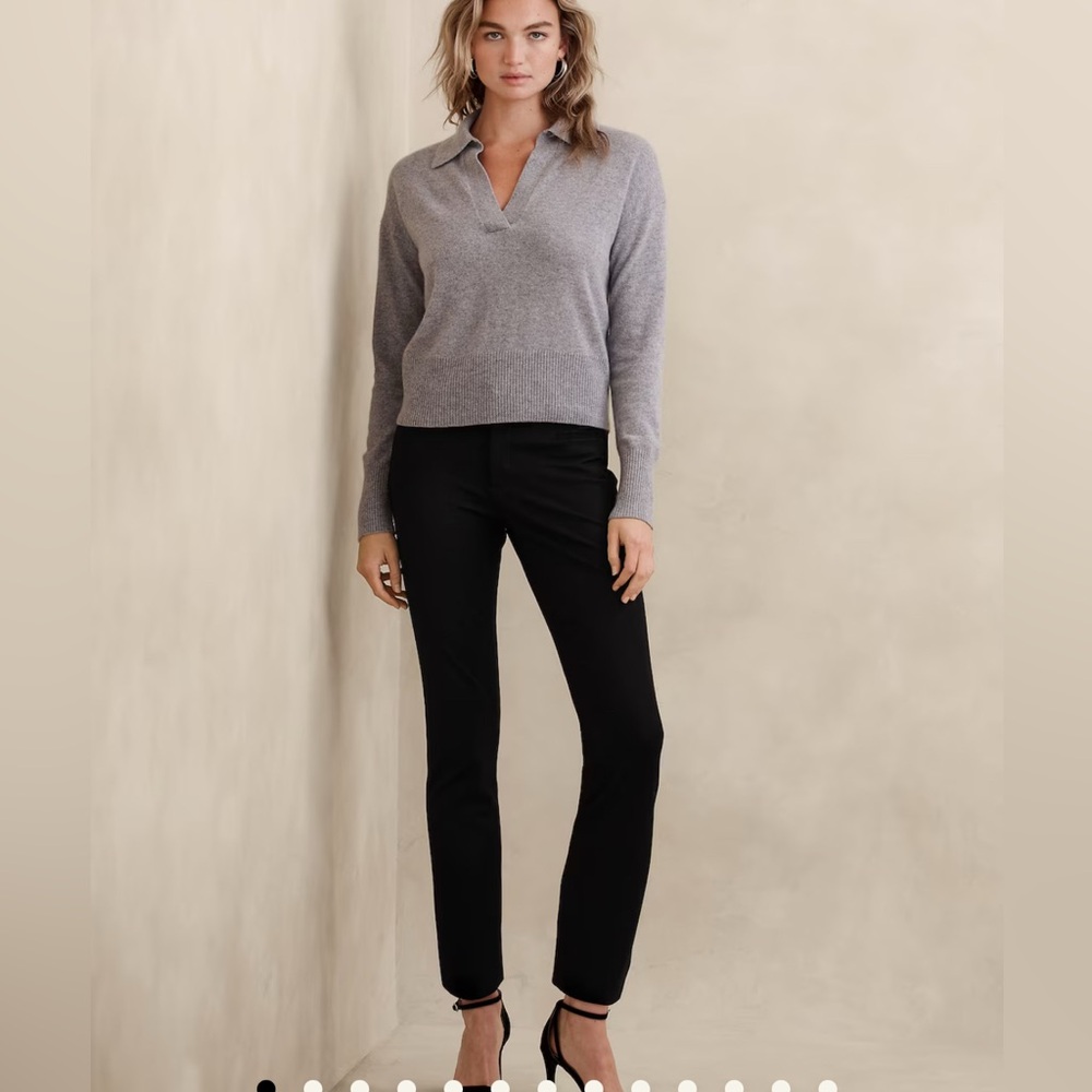 Banana Republic Black Sloan Pants